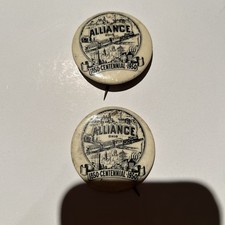 1950 Alliance Ohio 1850-1950 Centennial Pin Pinback Button picture