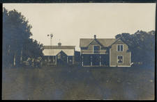 1910-20's RPPC Rural Farmhouse Unknown Location OOAK Vintage Postcard A2417 picture