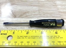 Rare New Western Forge Pocket Screwdriver Flat Head / Slotted 1/8 Vintage USA picture