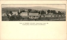 Sabbathday Lake Maine ME Shaker Village c1900s-10s Vintage Postcard bhn picture