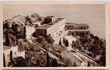 Italy Taormina 1910 Grand Hotel Castello a Mare Seafront Building Postcard picture