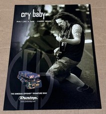 DIMEBAG DARRELL of PANTERA - Dunlop Dimebag Crybaby - 2002 Print Ad picture