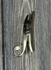 Vintage H Monogram Emblem Shirt Bag Pin 2” picture