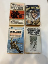 Book WWII Airborne Paratrooper Lot 12 O’Clock Baggy Pants Night Drop Currahee picture