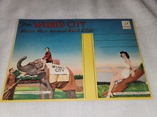 VTG 1940/50's Webb's City World's Most Unusual Drug Store Post Card, Unstamped picture