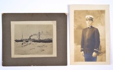Historical Photograph 1907 S.S. Ohio Steamship Iceberg Collision Cabinet Card picture
