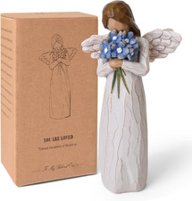 Forget Me Not Guardian Angel Figurines, Sympathy Gifts for Loss of Loved One, Mi picture