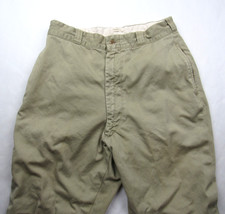Vtg 1960s Vietnam War US Army Military Khaki Chino Uniform Pants 29 x 29 60s 50s picture