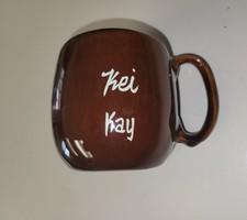 Vintage KavaCraft Hawaii Ltd Ceramic Kei Kay Coffee Mug 1984 rare vintage picture