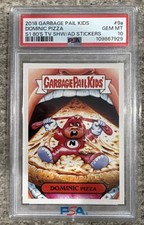 2018 GARBAGE PAIL KIDS S1 80'S TV SHOWS & ADS #9a Dominic Pizza PSA 10 Pop 1 picture