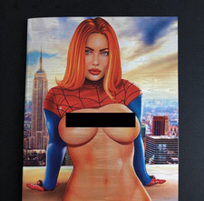 Skyline #6 Spider-Woman MJ Bare Full Naughty Driftwood Foil GC1 Variant (NM) picture