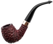 Peterson 2025 Christmas Special Rusticated Finish Medium Bent Billiard Pipe (69) picture