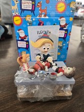 Rudolph And The Island Of Misfit Toys Enesco 2001 Hermey and Dolls 875252 picture