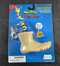 2003 TOY VAULT MONTY PYTHON AND THE HOLY GRAIL ABUSE KEYCHAIN FOOT NEW PACKAGE picture
