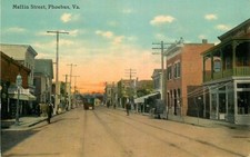 Postcard Mellin Street Scene, Phoebus, Virginia - circa 1908 picture