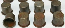 8 NEW VINTAGE STYLE METAL SPOUT DUST CAPS for MASTER OIL BOTTLE SPOUTS picture