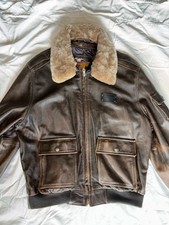 Harley-Davidson An American Legend Brown Leather Bomber Jacket Men’s XL picture