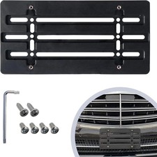 Front Bumper License Plate Bracket for Mercedes-Benz 2000-2025, Plate Holder Set picture