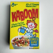 Retro Vintage 3D Kaboom Cereal Box Refrigerator Magnet picture