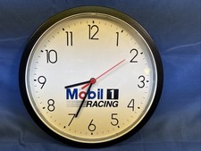Mobil 1 Racing Performance Wall Clock 11 1/2 Inches Round picture