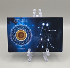 Chad 3000 CFA 1/1000 oz .999 Gold Gemini Zodiac Coin in Assay Card picture