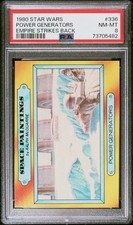 1980 Topps Star Wars The Empire Strikes Back Card #336 Power Generators PSA 8 picture