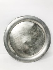 Antique Pewter Charger 14 Inches W.S. Co 217 14 picture