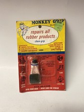 Vintage 1960s Monkey Grip Tire Tube Patch Rubber Repair Kit picture