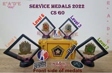 CS GO Game Counter-Strike: Global Offen Collectable REAL 3D Service Medal 2022 picture
