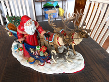 2006 Pipka Midnight Hour 88002 Santa Reindeer Limited Edition /850 Must Have picture