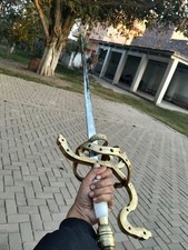 Handmade Ingio Montoya Sword | The Princess Bride Replica | Gold Hilt, Faux Gems picture