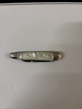 Antique Case Bros Cut Co Mother of Pearl 2-Blade Pen Knife Early 1900s picture
