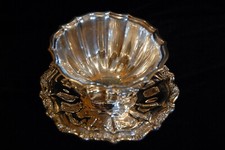 International Silver Orleans Plated Gravy Boat with Attached Underplate picture