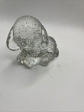 Beautiful Vint. Goebel Western Germany, Lamb Sheep, Glass Figurine/Paper Weight picture
