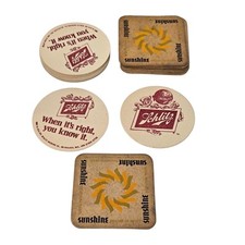 Vintage Sunshine Beer Coasters Schlitz Lot of 19 Reading PA picture