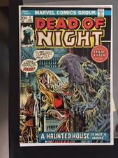 DEAD OF NIGHT #1 (1973) - nm 9.2 9.4 white -  marvel 70s horror sharp glossy  picture