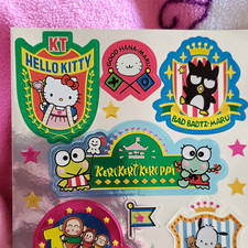 Rare 1997 SANRIO sticker Sheet picture