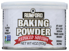 Rumford Reduced Sodium Baking Powder, 4 Ounce Non GMO Certified Baking Powder picture