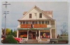 W. L Barney Co., The Rexall Store, Jackman, ME Maine Postcard (#6852) picture