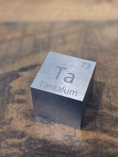 Tantalum Metal 25.4mm 1 Inch Density Cube 99.95% for Element Collection USA SHIP picture