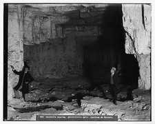 Photo:Jerusalem Israel 1900s Solomons Quarries Cave American Colony Photo picture