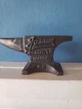 MINIATURE SALESMAN SAMPLE IRON ANVIL 
