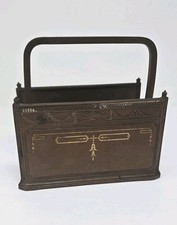 Antique Benedict Adam Verd Arts And Craft Nouveau Bronze Desk Letter Holder 2212 picture
