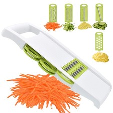 NACOLUS 5 in 1 Mandoline Slicer Vegetable Mandolin Multi Medium, Green picture