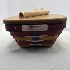 Longaberger 2017 Inaugural Americana ‘We The People’ Basket w/ Lid Protector picture