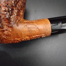 Professionally restored Ascorti Business KS large bent egg tobacco smoking pipe  picture