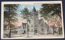 First Presbyterian Church, Parkersburg, WV Postcard 1931 picture