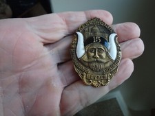 RARE 1921 M.O.V.P.E.R. Grotto  ATLANTIC CITY NEW JERSEY MASONIC BADGE BX E 1 picture