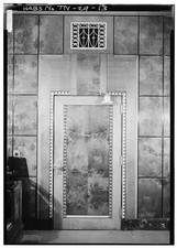 U.S. Post Office Courthouse Courtroom Door 1930s Southwest Wall Detail picture