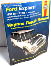 Haynes Repair Manual Ford Explorer 1991-2001 Mazda Navajo Mountaineer *SEALED* picture
